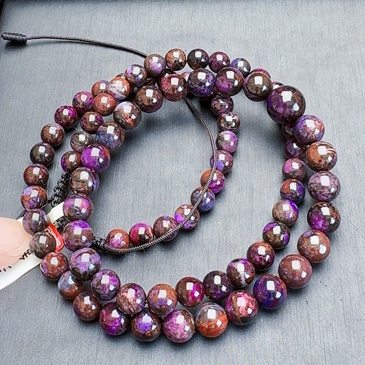 苏纪石（舒俱来）颈饰未镶嵌项链