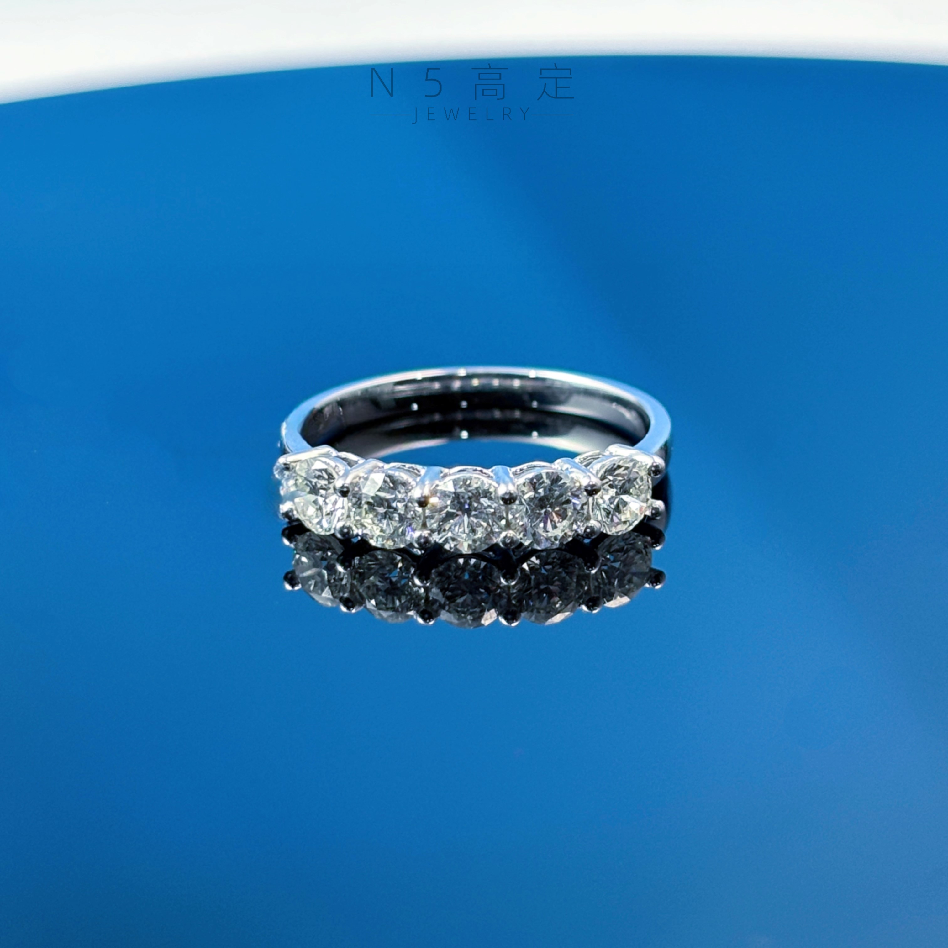 【N·5高定珠宝】 重金 1克拉五公主戒指 ZSDJ0277