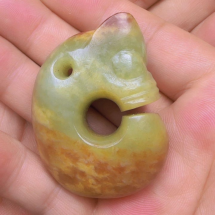 和田玉吊坠(不含链)未镶嵌