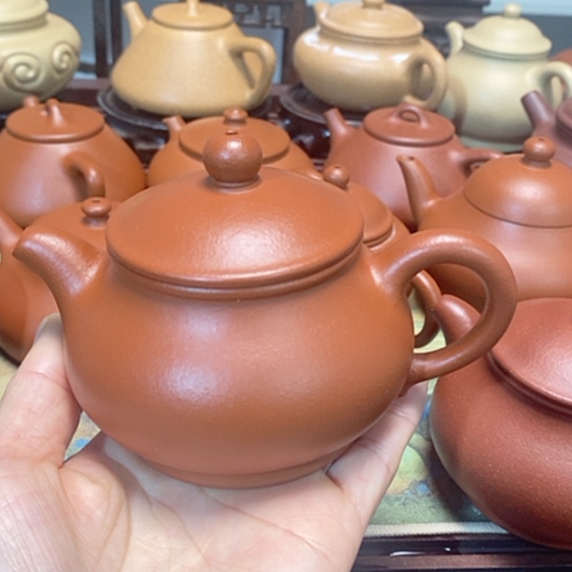 【闪购商品】紫砂茶壶朱泥半手工160毫升