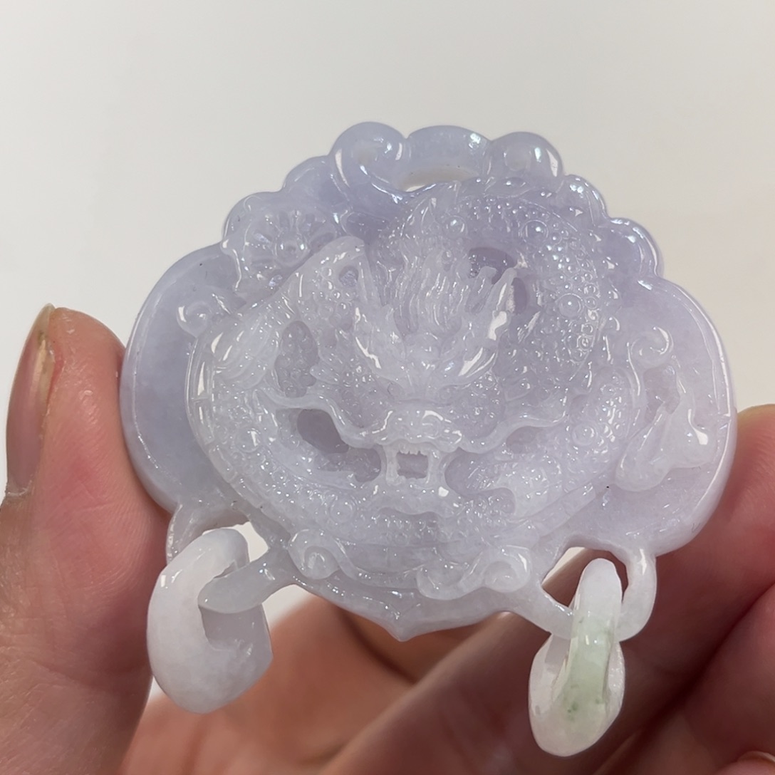 翡翠未镶嵌吊坠(赠链)代编织