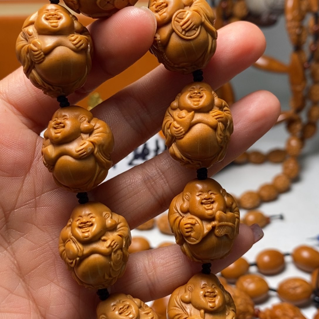 橄榄核手串/手链弥勒佛