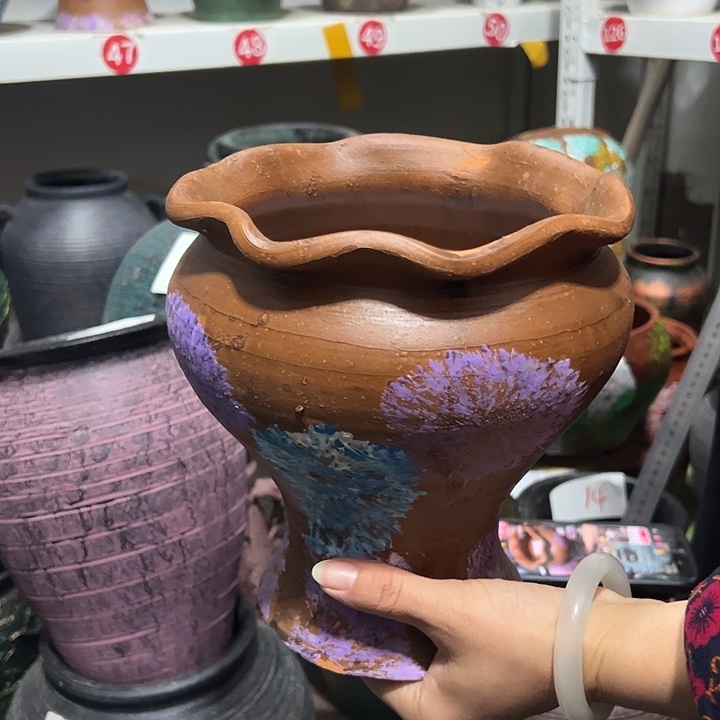 微瑕底部有孔高19口17