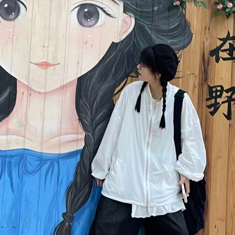 早秋新款日常通勤防晒衣时尚百搭薄款外套45834