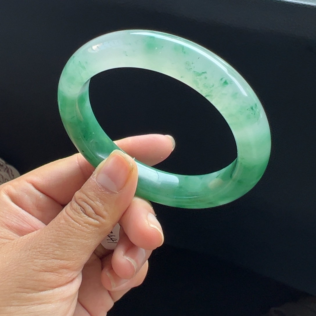 石英质玉未镶嵌手镯非洲翠5960