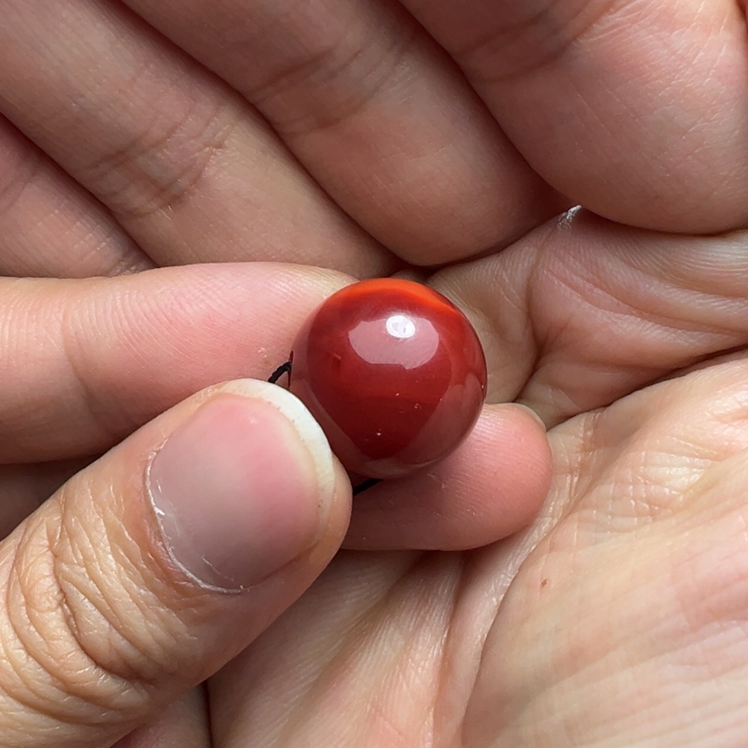 南红玛瑙颈饰未镶嵌17.2mm