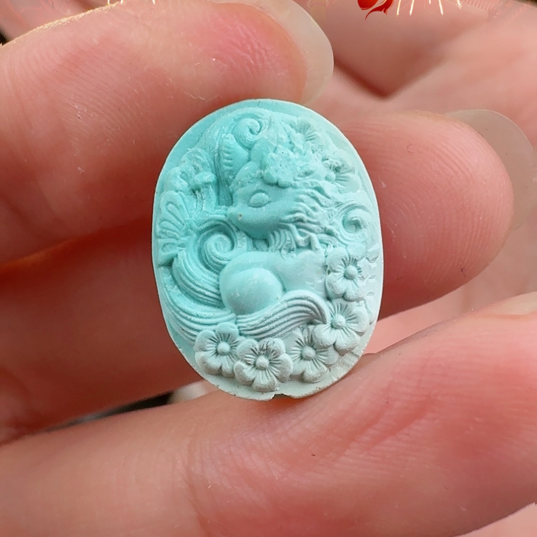 绿松石珠宝奇石未镶嵌