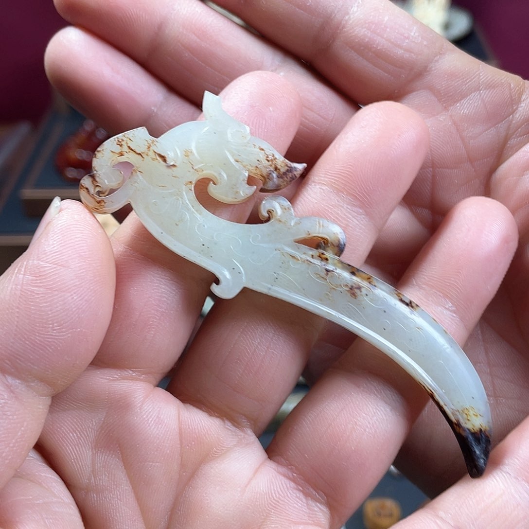 和田玉（糖玉）挂件未镶嵌