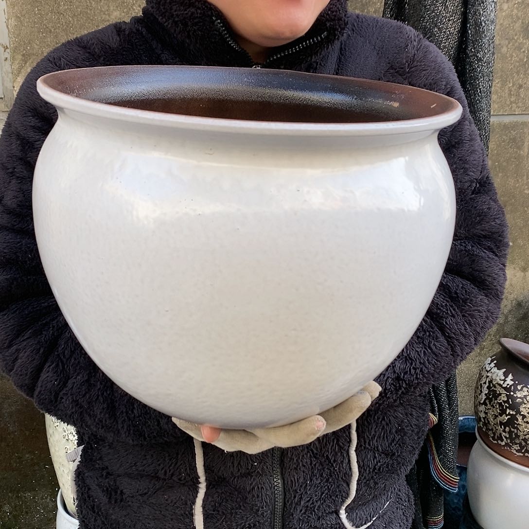 紫砂花盆口30高24福利