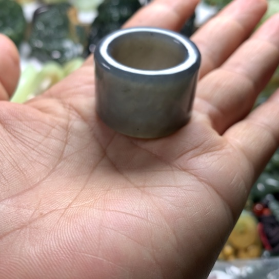 蛇纹石玉岫玉手把件未镶嵌