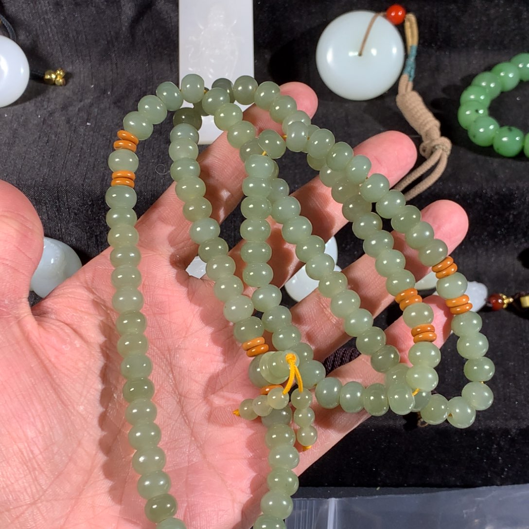 和田玉手链未镶嵌