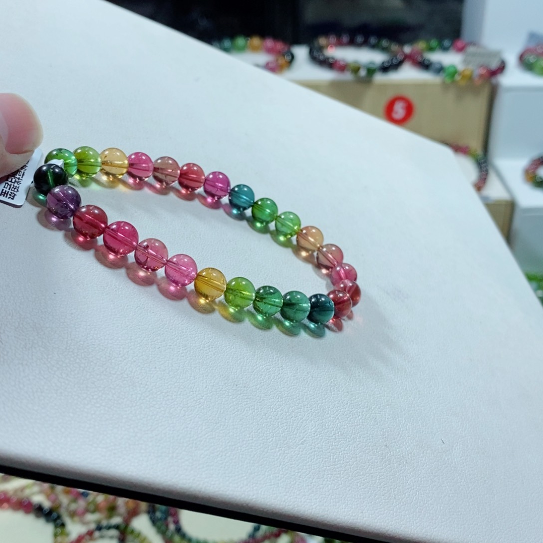 碧玺手链未镶嵌我***哥碧玺