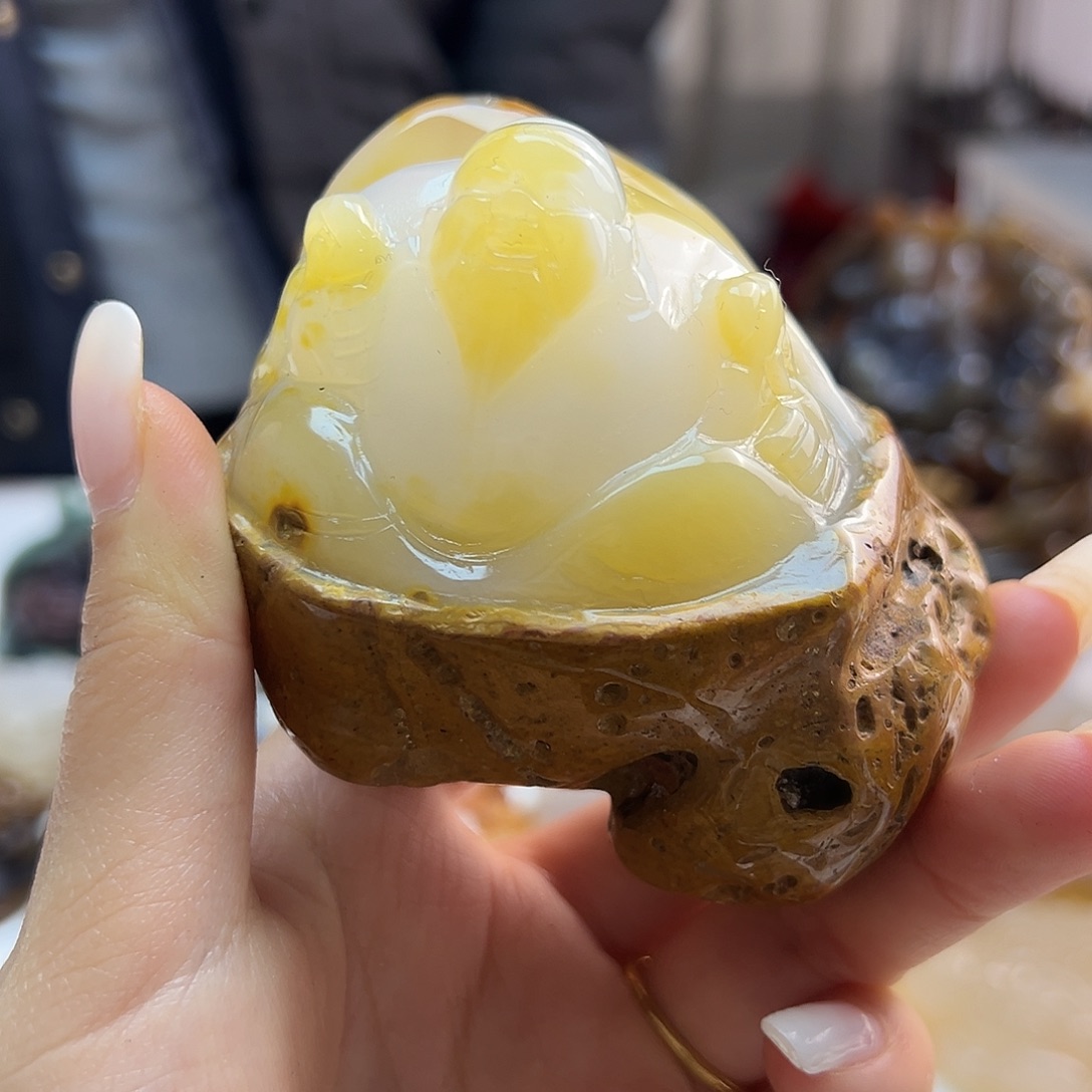 玛瑙/玉髓未镶嵌吊坠(不含链)