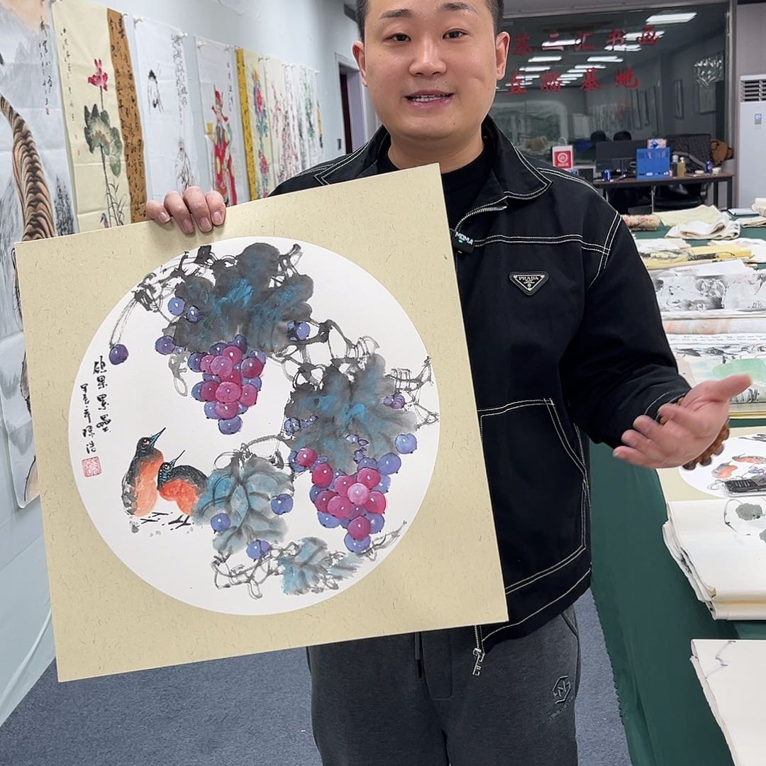国画宣纸国画作品纯手绘