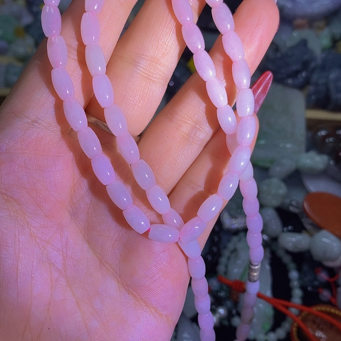 颈饰未镶嵌翡翠天然翡翠