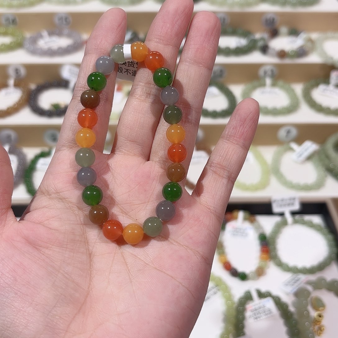 和田玉手链未镶嵌