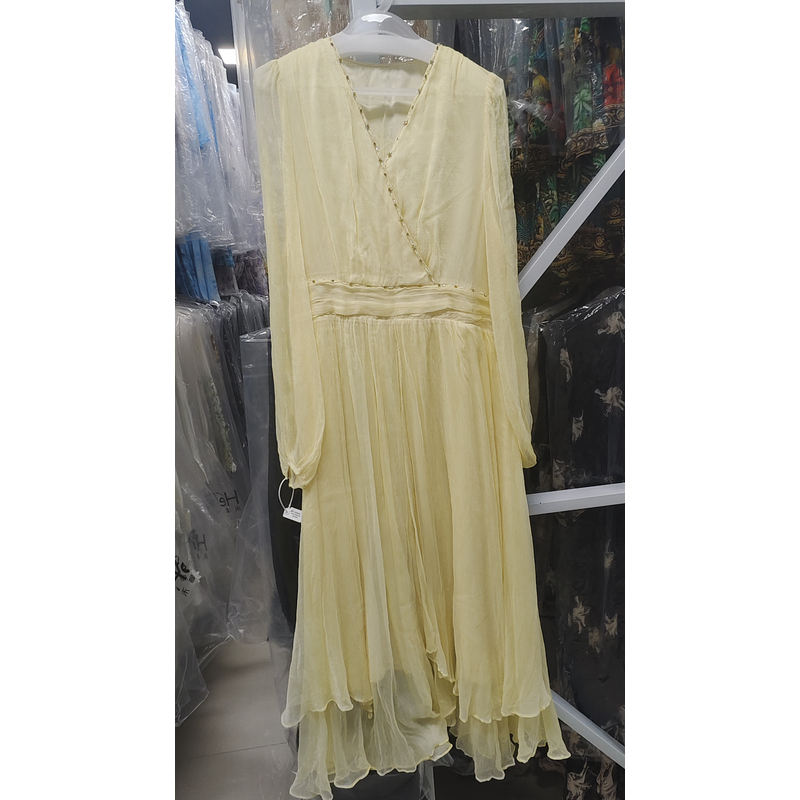 【2025-禾枫原创】重磅100桑蚕丝连衣裙Y25C9060-2