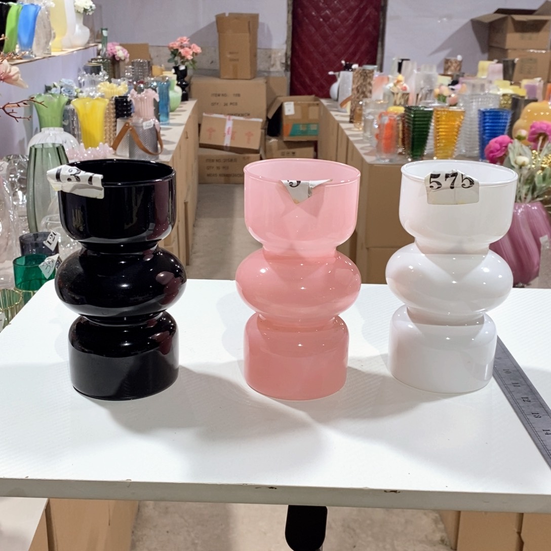 玻璃自选一个颜色备注高18玻璃花瓶