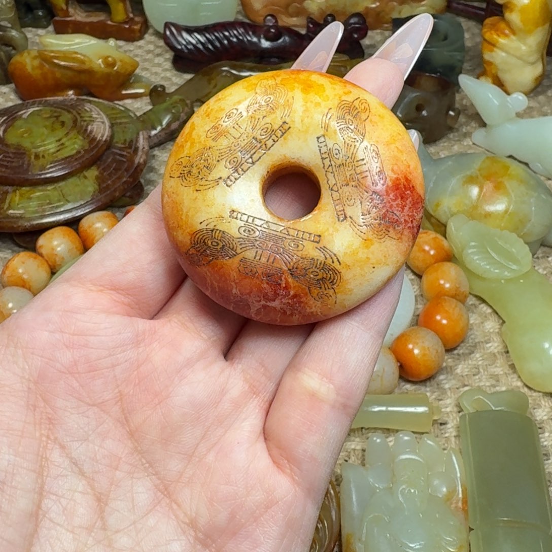 白玉菩提吊坠挂件