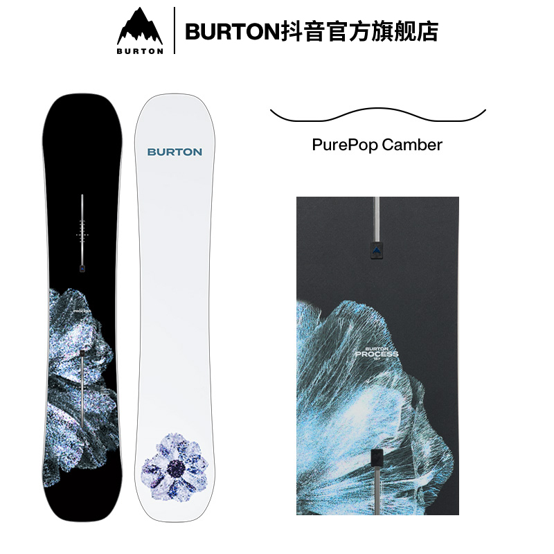 BURTON伯顿官方25-26雪季新品男士 PROCESS 滑雪板单板户外装备