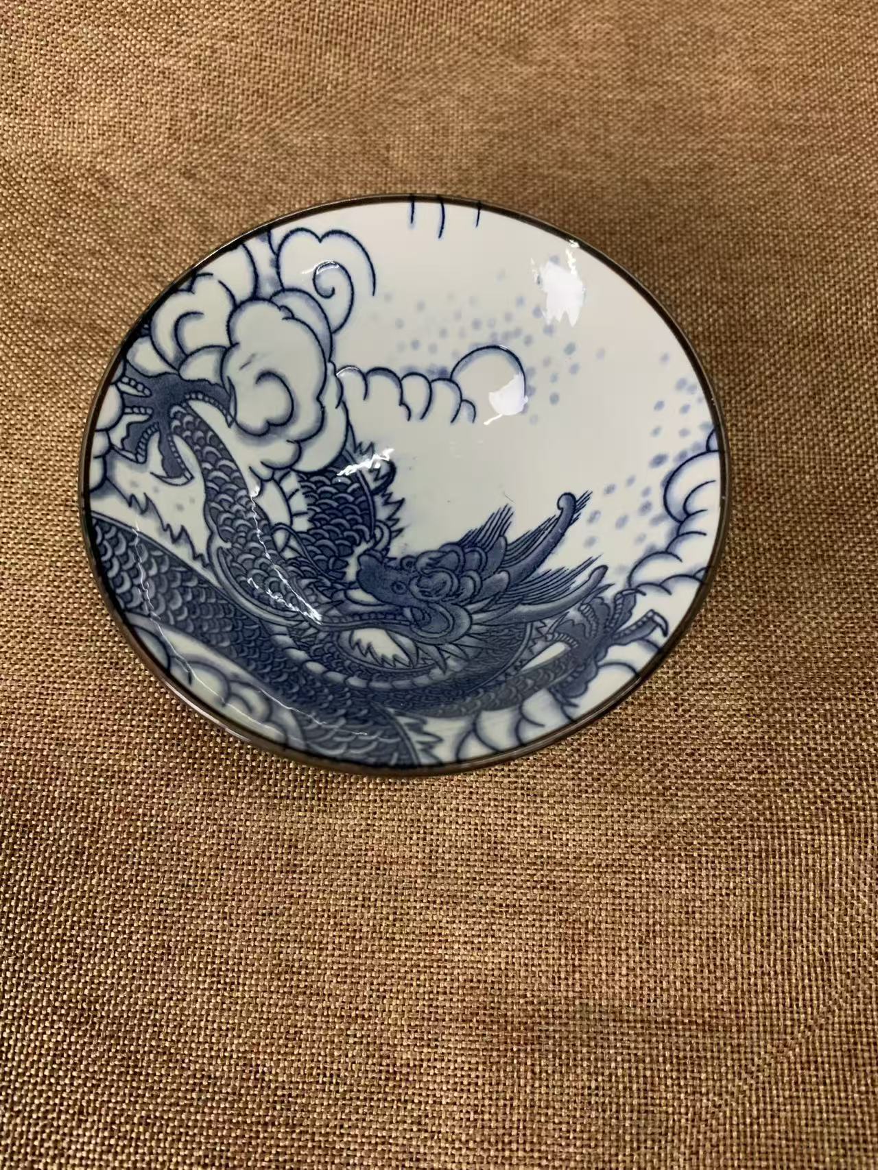 青花斗笠杯