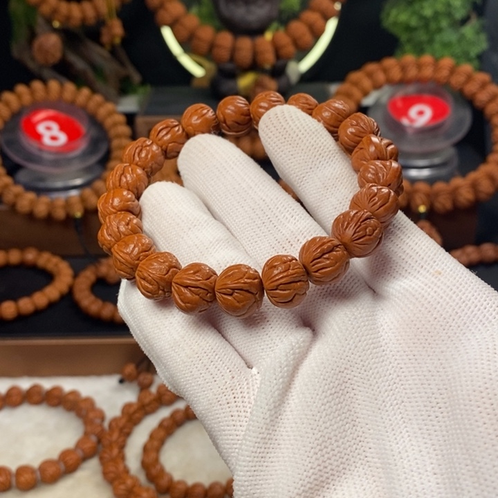 桃核吊坠秦岭龙纹