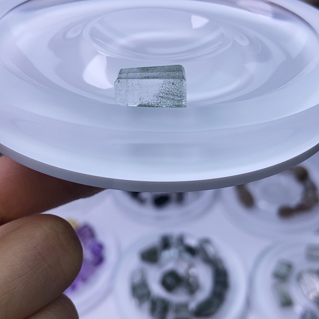 水晶手串未镶嵌o**s定制打孔不退换