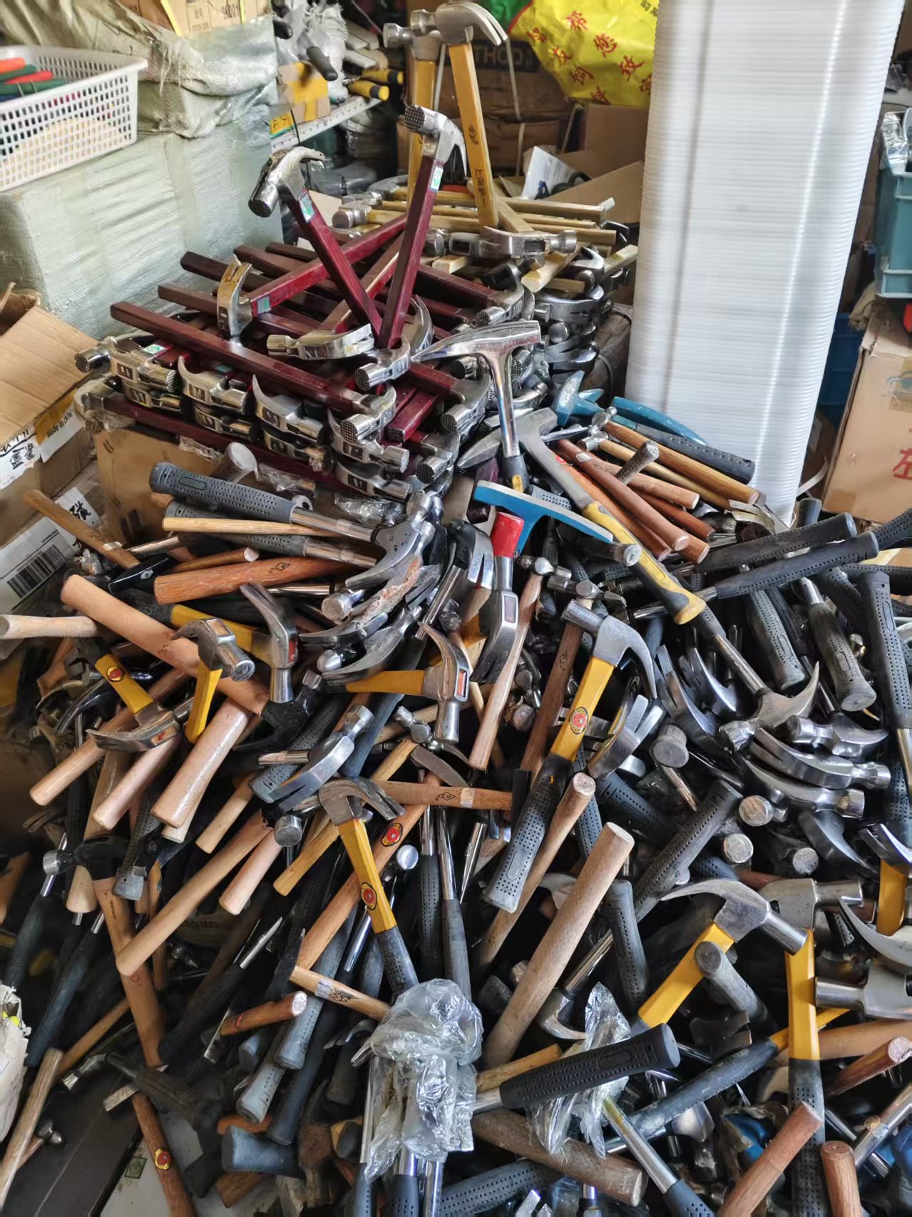  库存 大中小号锤子木柄铁柄橡胶柄塑料柄等直播间展示为准61-100