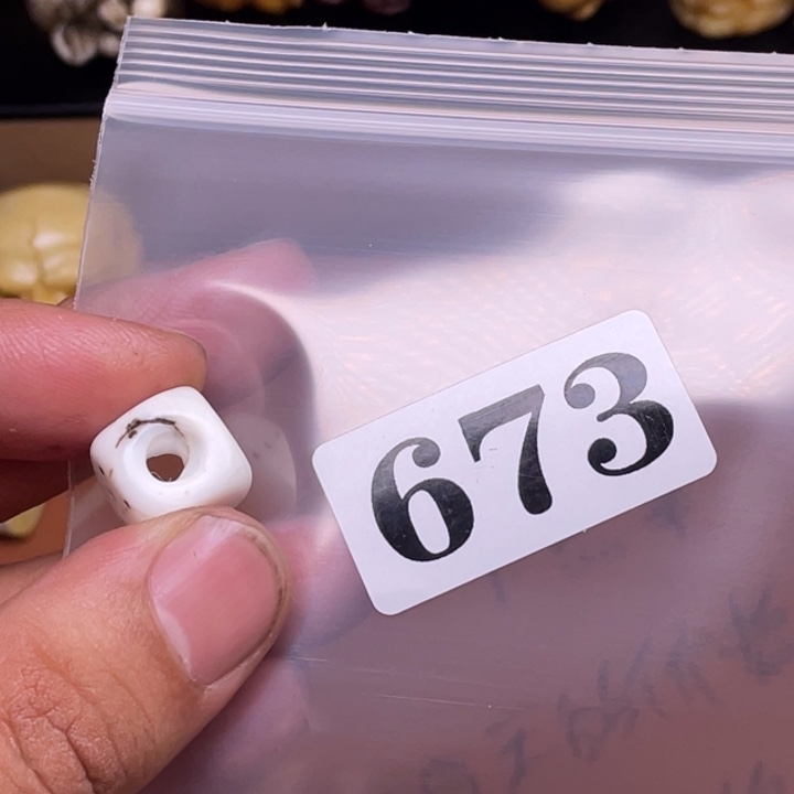 驼骨摆件人工皂骨