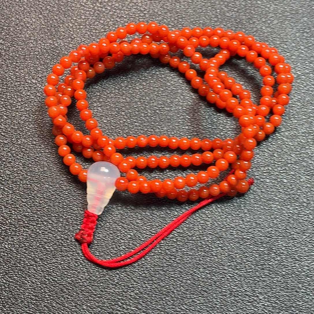 麦***糖南红玛瑙未镶嵌多圈