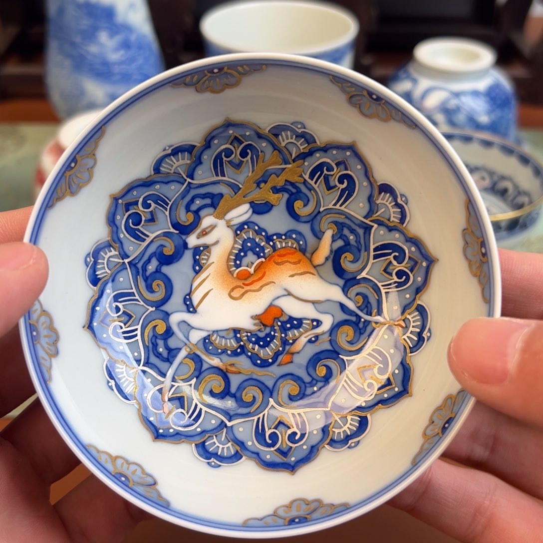 瓷片景德镇瓷器手工手绘