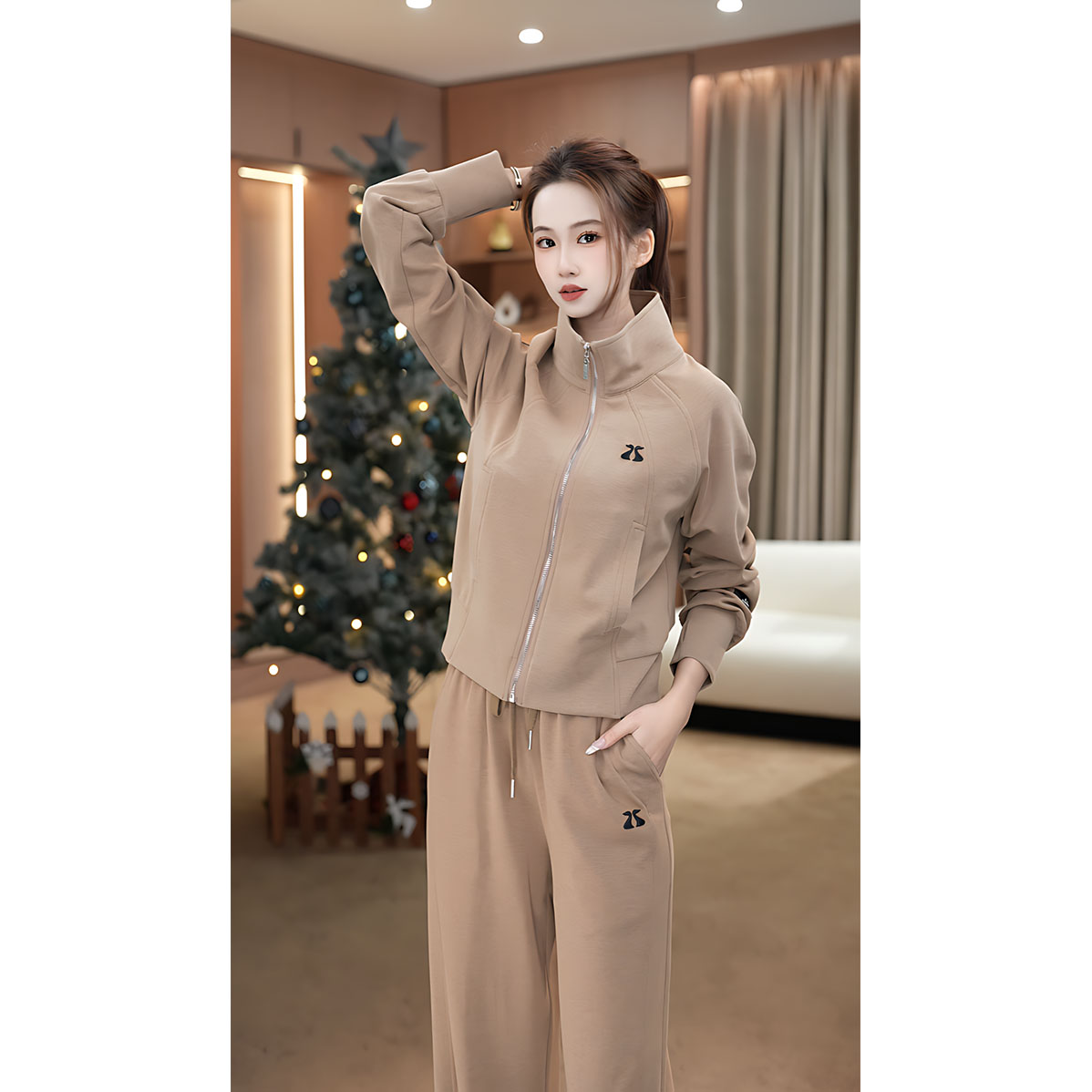 【之之】被问爆的运动装！宽松舒适 调腿型 休闲运动两不误-YD0206