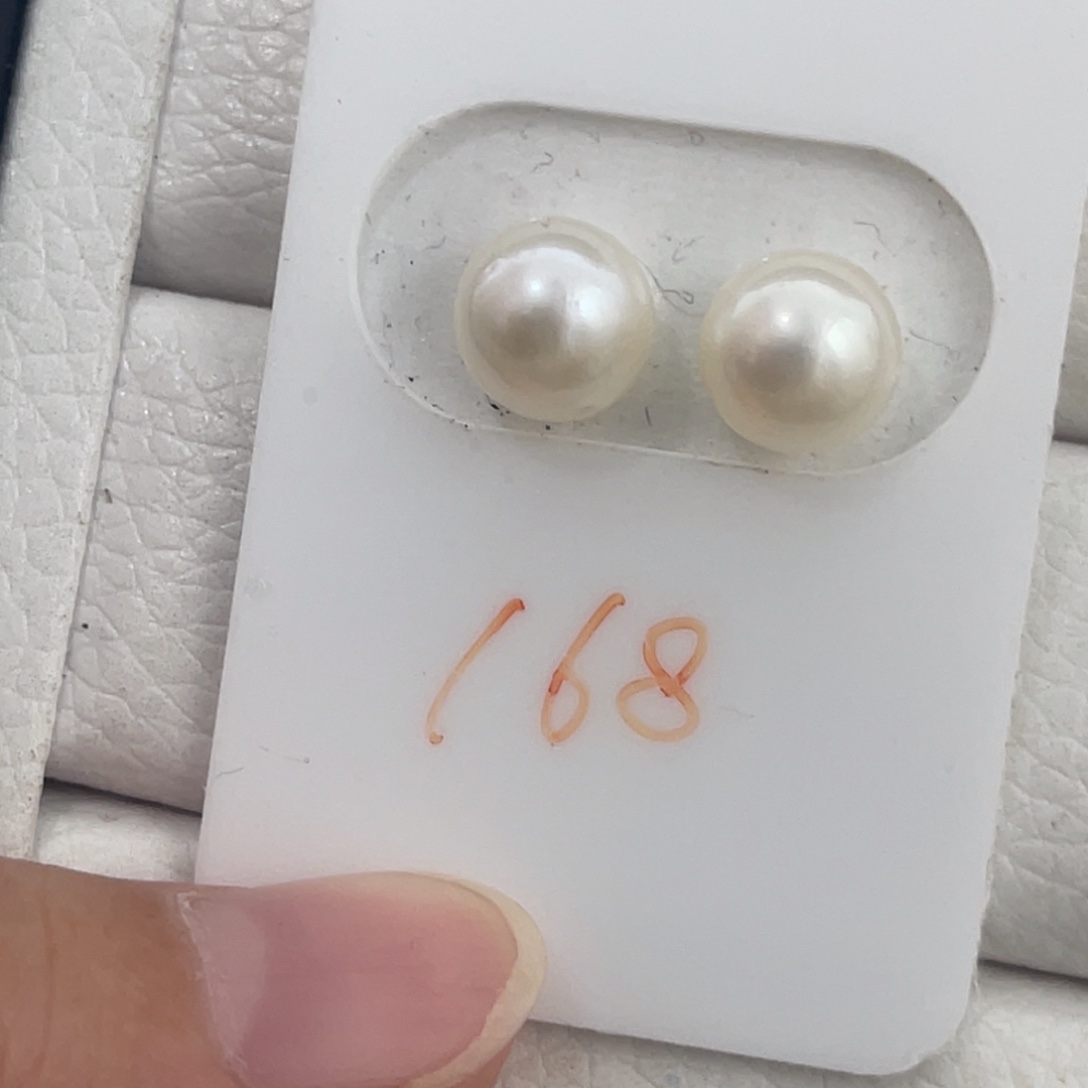 未镶嵌澳白对珠8-9mm特价海水珍珠