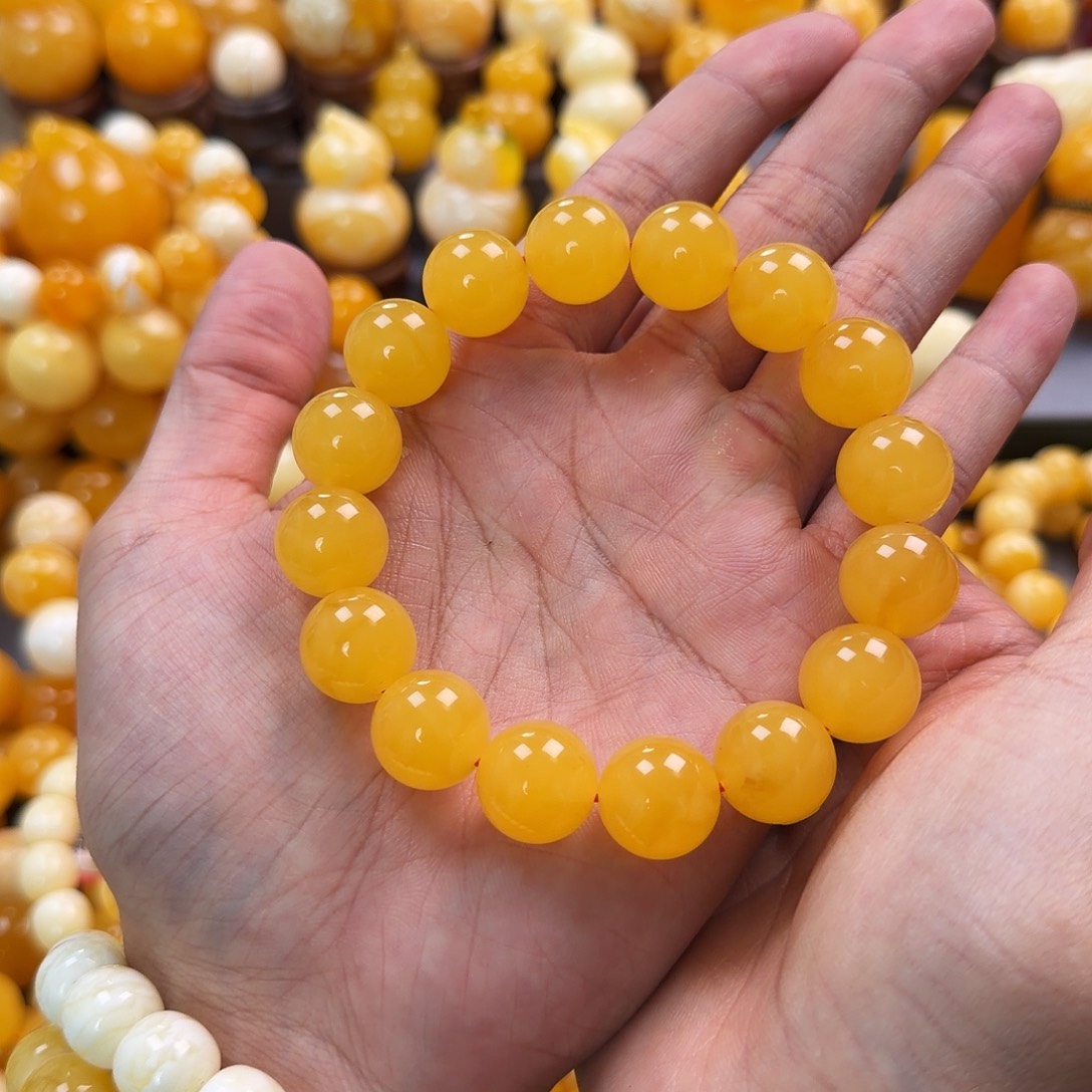 琥珀未镶嵌珠宝奇石15mm同料