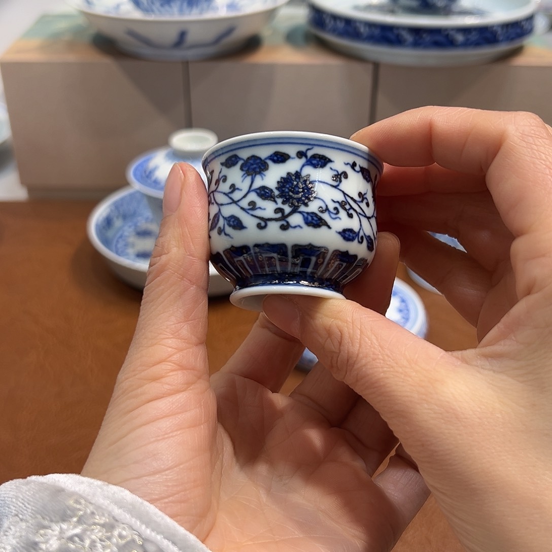 杯子炉式缠枝杯40毫升