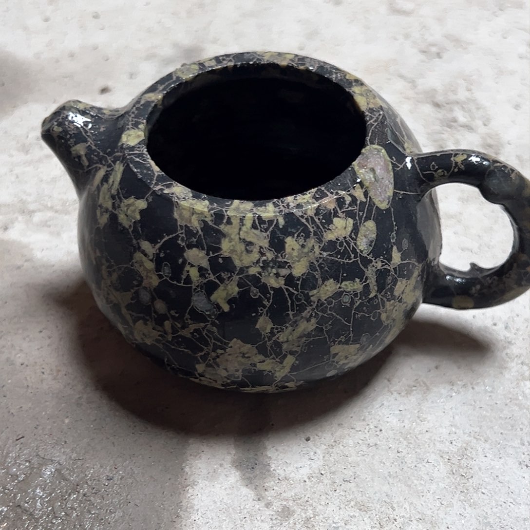 遇壶堂安山玉小西施瑕疵壶