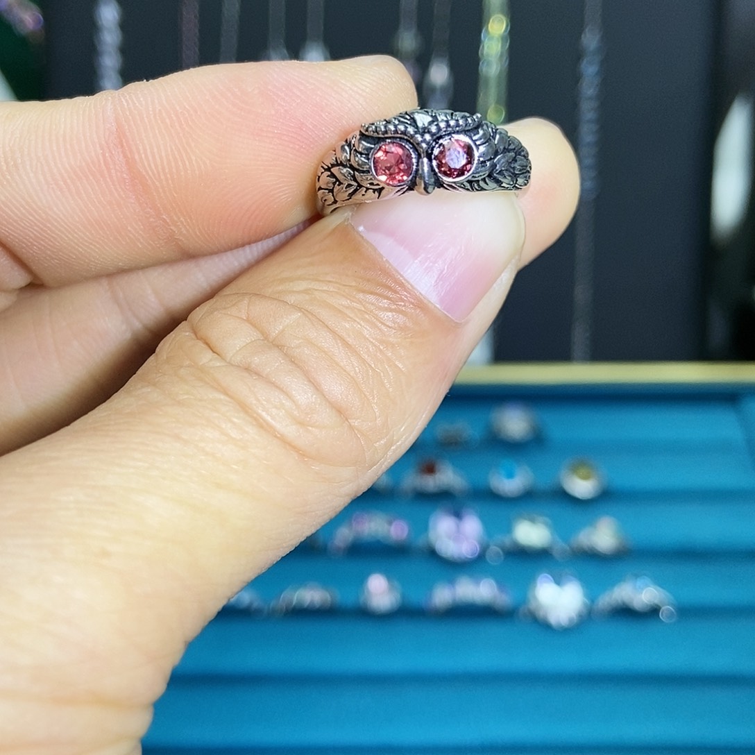 【闪购商品】紫晶珠宝半成品银S925镶嵌