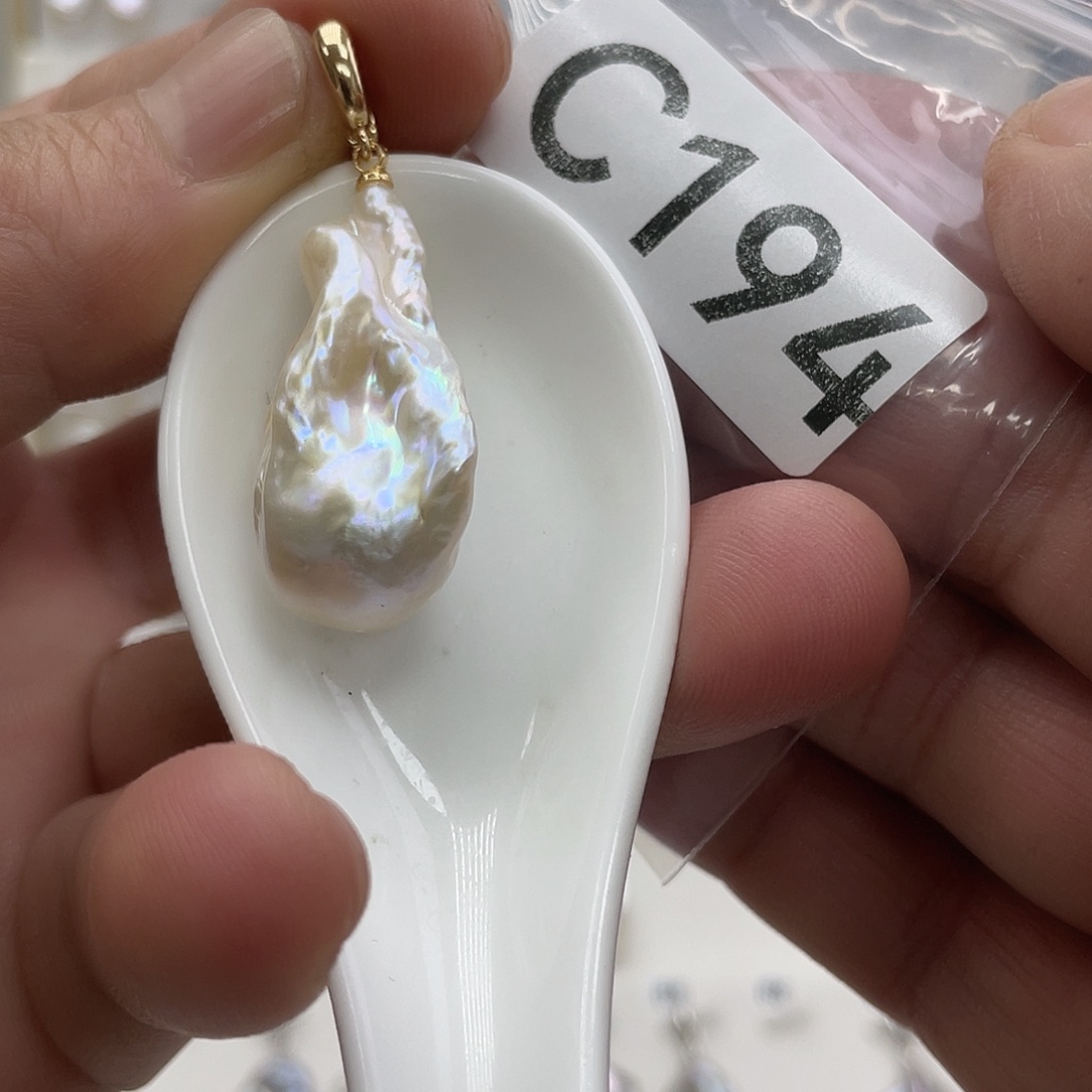 淡水珍珠颈饰银S925镶嵌