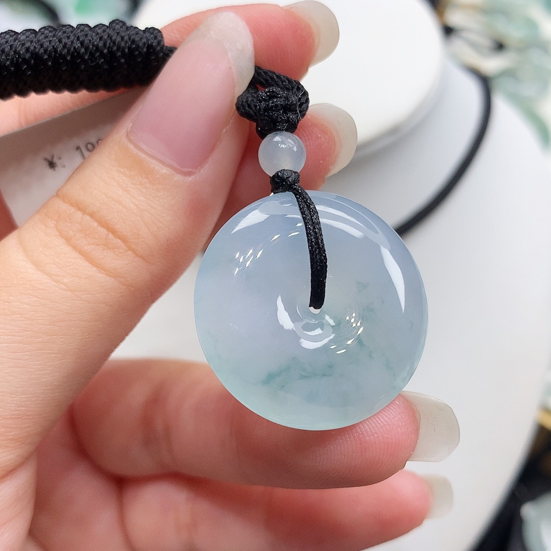 翡翠未镶嵌胸饰翡翠22，25.5/6