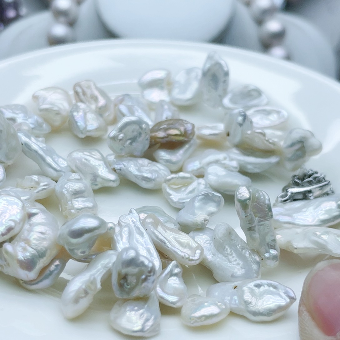 淡水珍珠颈饰钛钢