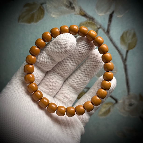 【卤蛋•老型】8mm！不补胶，手串极致抛光无凹坑猴头高端定制