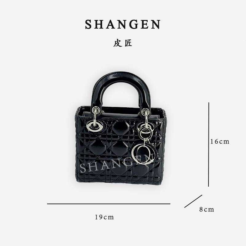 【尚恩CC】SK-82832-黑色-轻奢时尚女士新款手提斜挎戴妃包