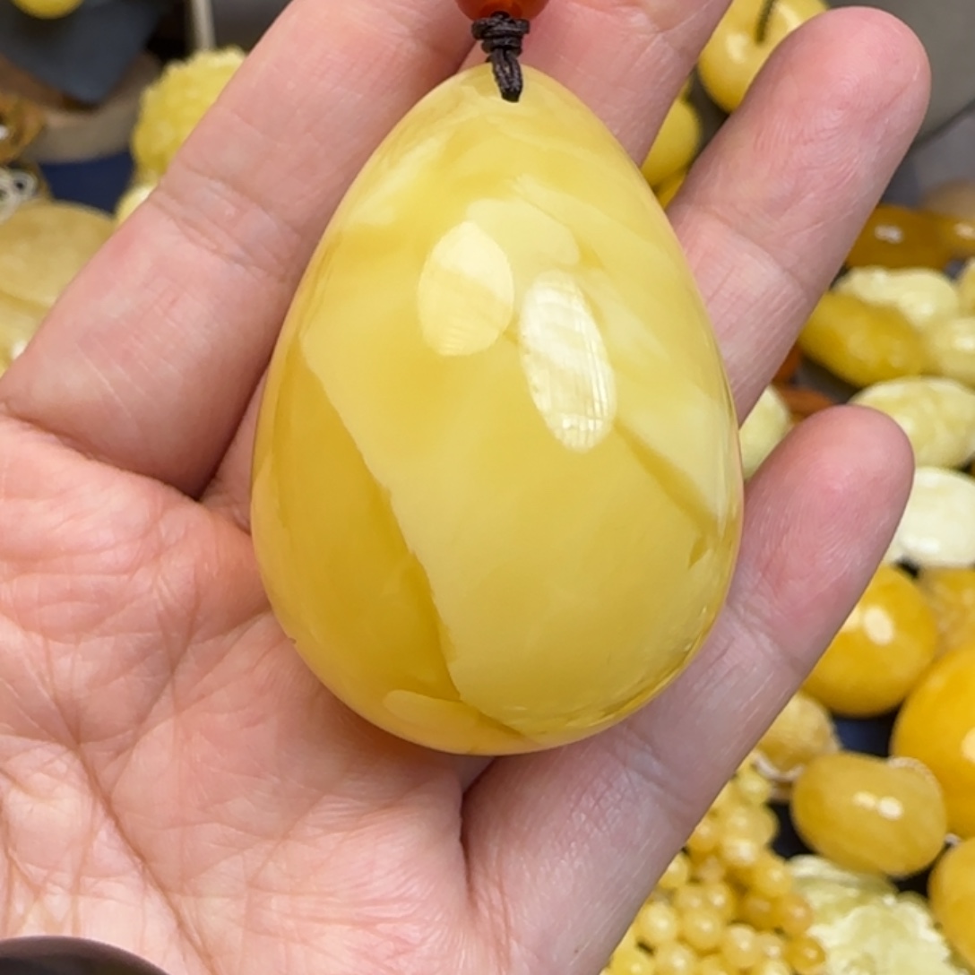 未镶嵌颈饰蜜蜡天然蜜蜡