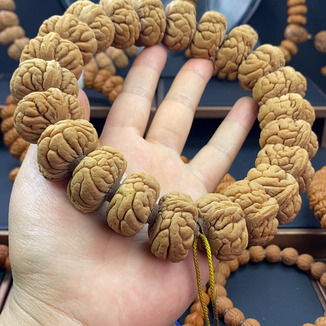 桃核手串N**i龙纹桃核霸王龙