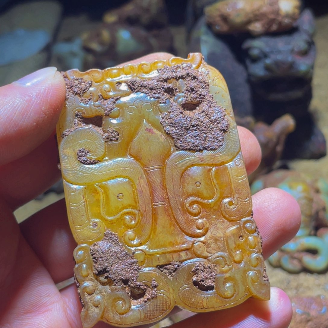 和田玉（糖玉）未镶嵌挂件用****0