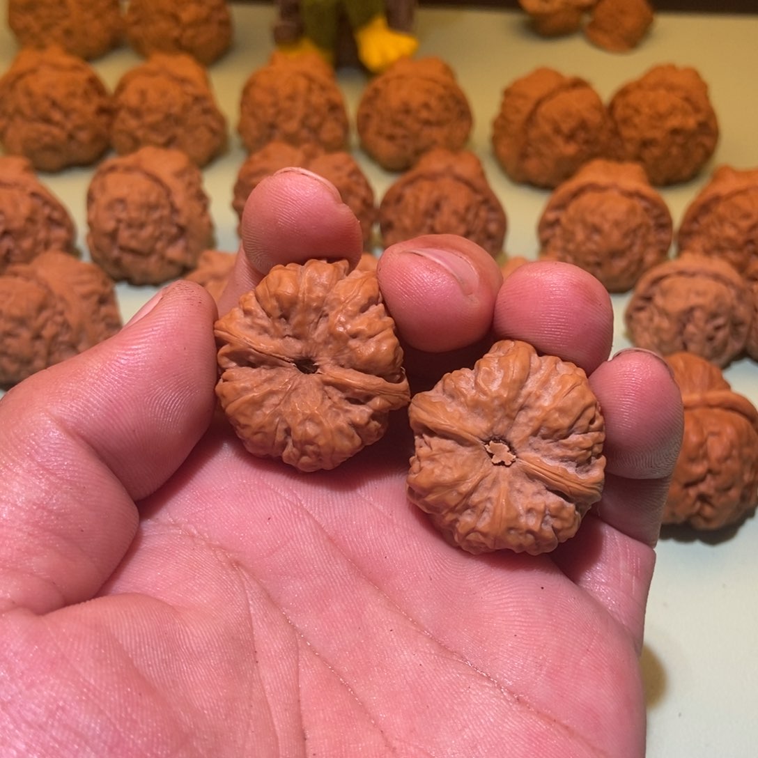 核桃手串/手链熏***o蛤蟆头33一对