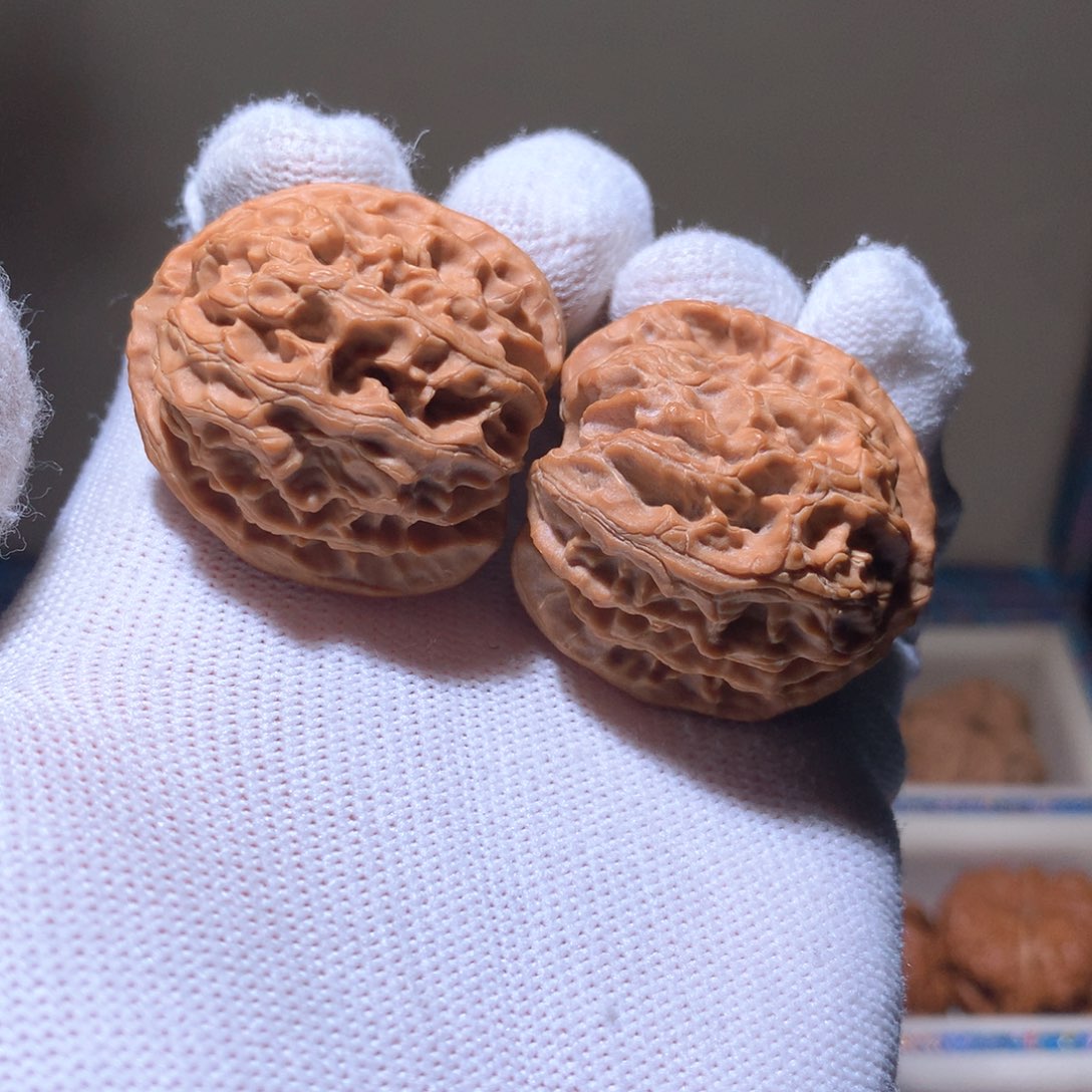 文玩核桃把件苹果园35