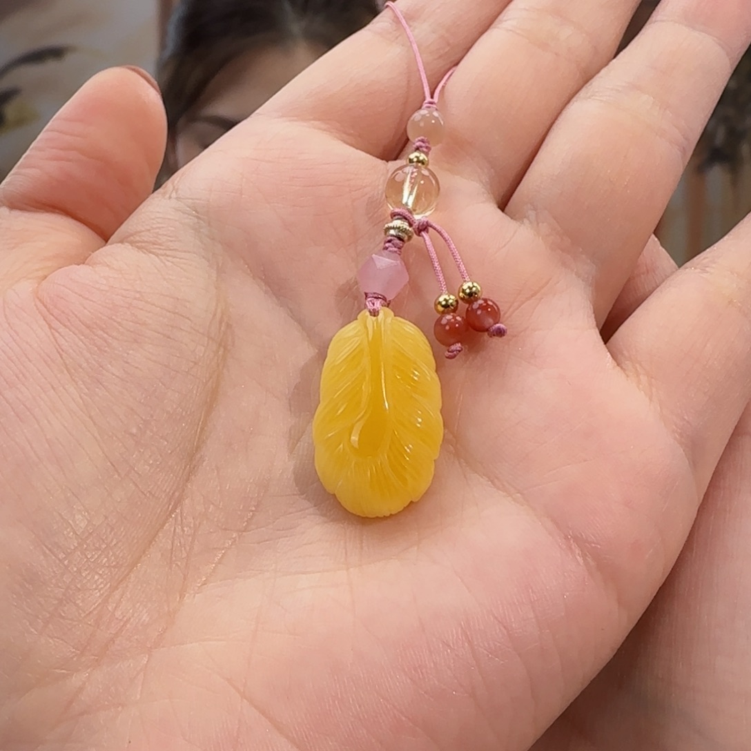 蜜蜡吊坠(赠链)未镶嵌