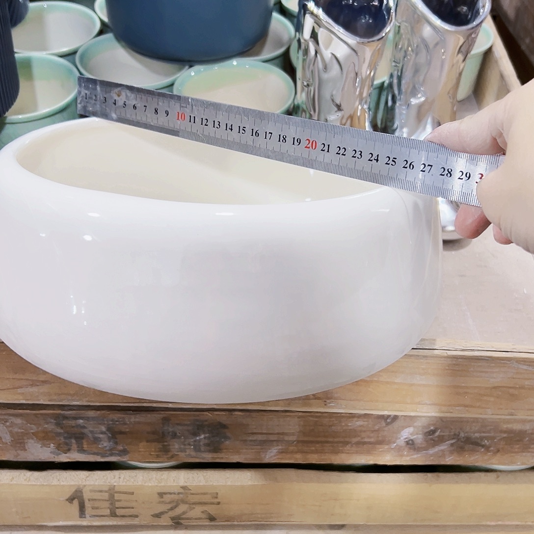 有孔陶瓷花盆凑单10米包邮