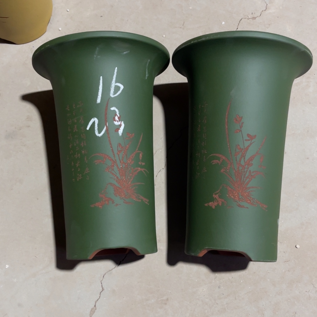 宜兴原矿紫砂花盆